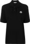 Moncler Poloshirt met logopatch Zwart - Thumbnail 1