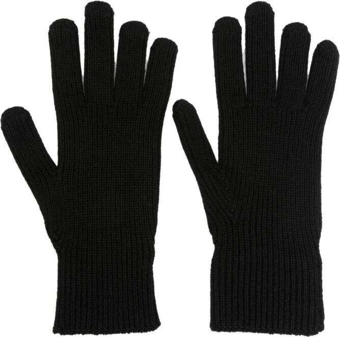 Moncler Wollen handschoenen Zwart