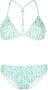 Moncler Bikini met logoprint Groen - Thumbnail 1