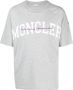 Moncler T-shirt met logoprint Grijs - Thumbnail 1