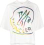 Moncler T-shirt met logoprint Wit - Thumbnail 1