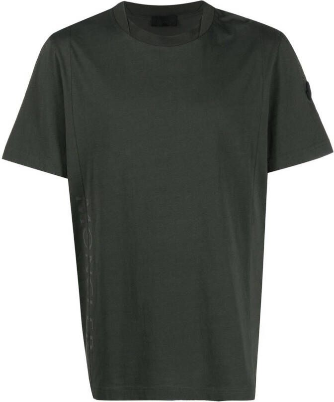 Moncler T-shirt met logoprint Groen