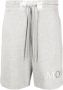 Moncler Shorts met logoprint Grijs - Thumbnail 1