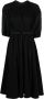 Moncler Midi-jurk met ceintuur Zwart - Thumbnail 1