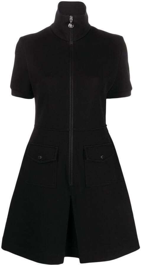 Moncler Mini-jurk met korte mouwen Zwart