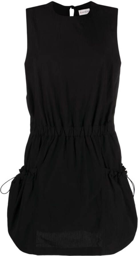 Moncler Mouwloze mini-jurk Zwart