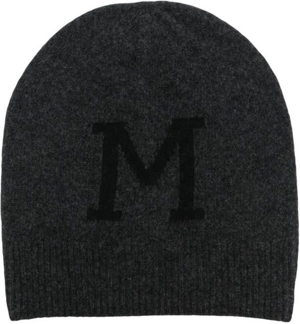 Moncler Muts met logoprint Grijs