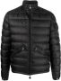 Moncler Donsjack met rits Zwart - Thumbnail 1