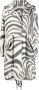 Moncler Parka met zebraprint Beige - Thumbnail 1