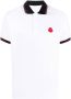 Moncler Poloshirt met logopatch Wit - Thumbnail 1