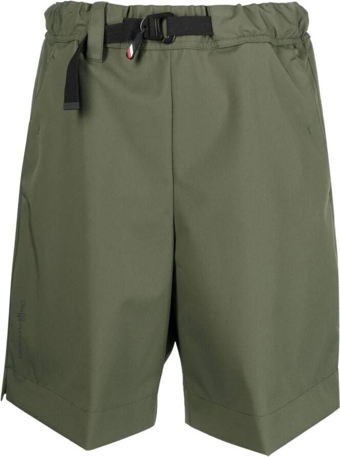 Moncler Shorts met ceintuur Groen