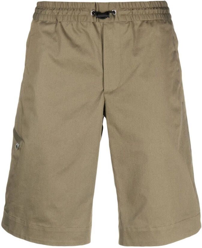 Moncler Shorts met elastische tailleband Groen
