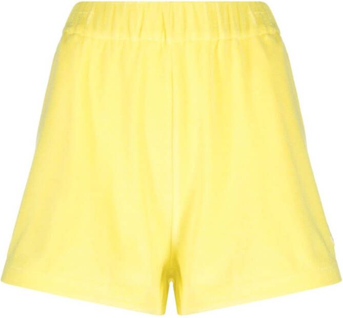 Moncler Shorts met logopatch Geel