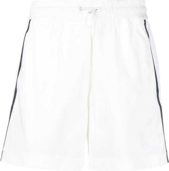 Moncler Shorts met zijstreep Wit