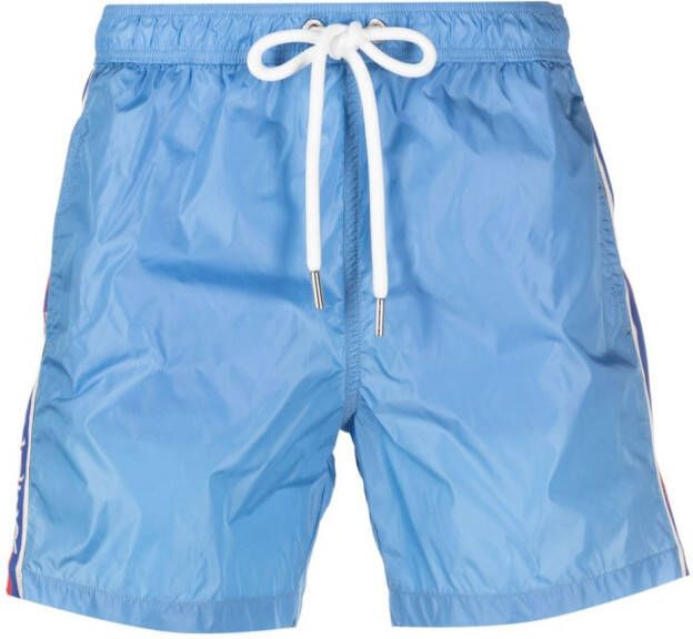 Moncler Shorts verfraaid met logo Blauw