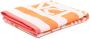 Moncler Strandlaken met logoprint Oranje - Thumbnail 1