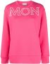 Moncler Sweater met ronde hals Roze - Thumbnail 1