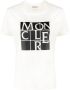 Moncler T-shirt met logoprint Beige - Thumbnail 1