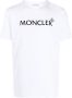 Moncler T-shirt met logoprint Wit - Thumbnail 1