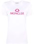 Moncler T-shirt met logoprint Wit - Thumbnail 1