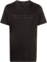 Moncler T-shirt met logoprint Zwart - Thumbnail 1