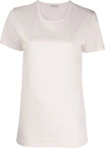 Moncler T-shirt met ronde hals Roze