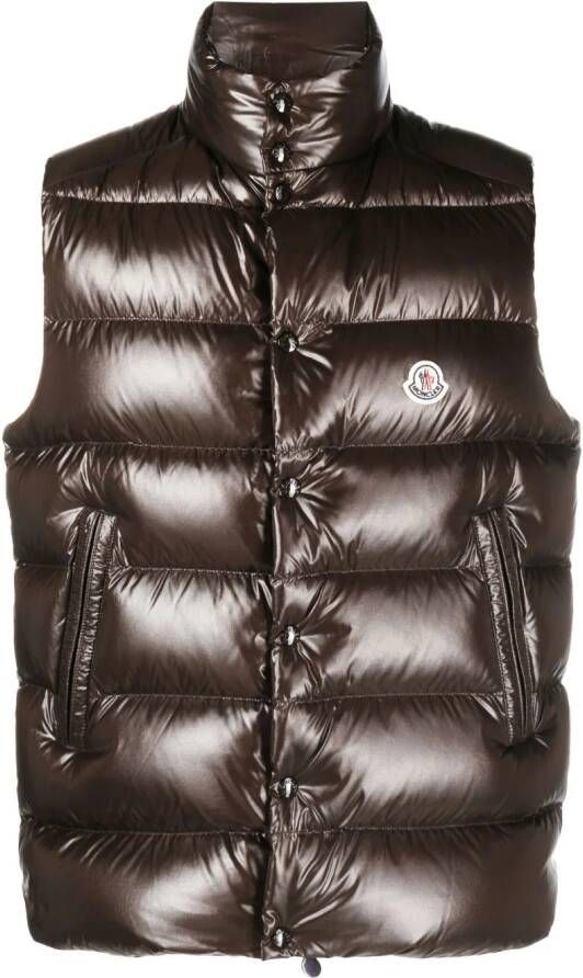 Moncler Gewatteerde bodywarmer Bruin