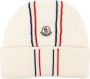 Moncler Muts van scheerwol Wit - Thumbnail 1