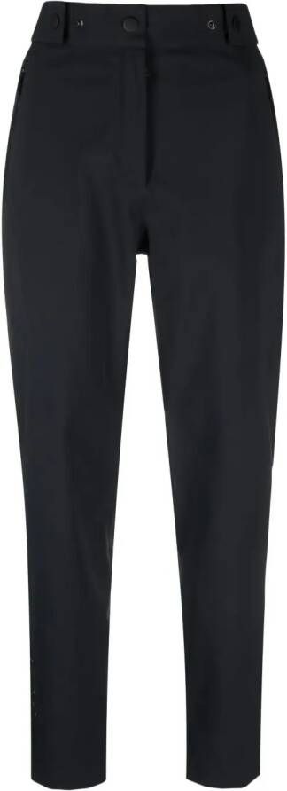 Moncler waterproof WINDSTOPPER straight-leg trousers Zwart
