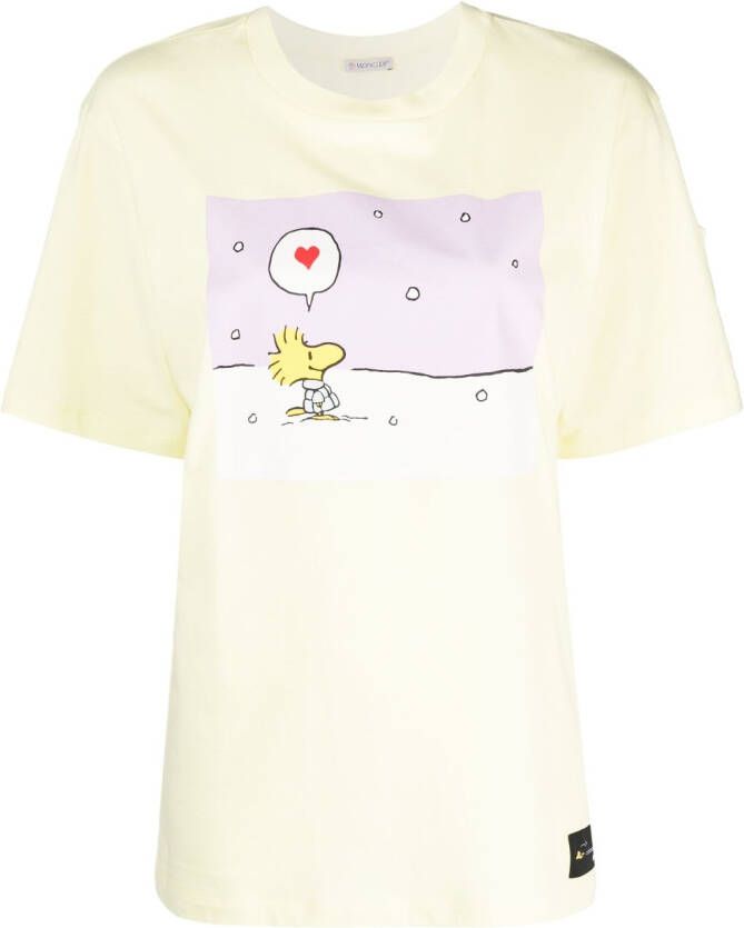 Moncler x Peanuts T-shirt Geel
