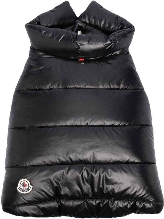 Moncler x Poldo Gewatteerd jack Zwart