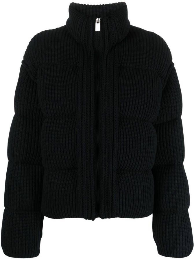 Moncler x 1017 ALYX 9SM ribgebreid jack Zwart