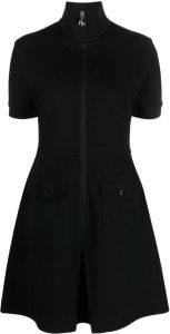 Moncler Mini-jurk met rits Zwart