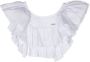 Monnalisa Blouse met ruches Wit - Thumbnail 1