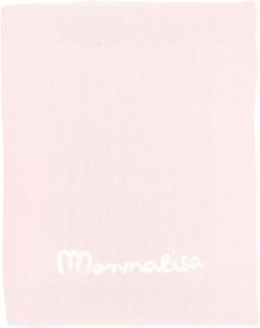 Monnalisa Deken met geborduurd detail Roze