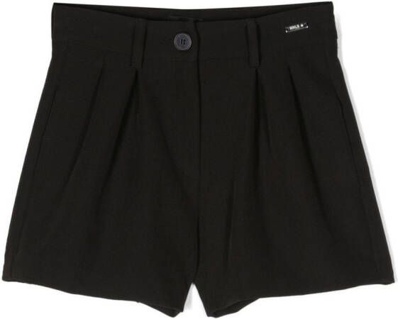 Monnalisa Geplooide shorts Zwart