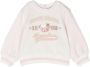 Monnalisa Sweater met grafische print Beige - Thumbnail 1