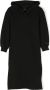 Monnalisa Hoodiejurk met logoprint Zwart - Thumbnail 1