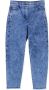 Monnalisa Jeans met geborduurde ster Blauw - Thumbnail 1