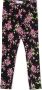 Monnalisa Legging met bloe print Zwart - Thumbnail 1