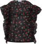 Monnalisa Mouwloos shirt Zwart - Thumbnail 1
