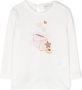 Monnalisa Shirt met grafische print Wit - Thumbnail 1