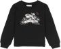 Monnalisa Sweater met borduurwerk Zwart - Thumbnail 1