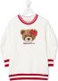 Monnalisa Sweater met stras Beige - Thumbnail 1