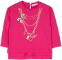 Monnalisa T-shirt met lange mouwen Roze - Thumbnail 1