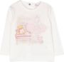 Monnalisa T-shirt met lange mouwen Wit - Thumbnail 1