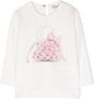 Monnalisa T-shirt met lange mouwen Wit - Thumbnail 1