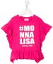 Monnalisa T-shirt met logoprint Roze - Thumbnail 1
