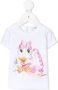 Monnalisa T-shirt met madeliefjesprint Wit - Thumbnail 1