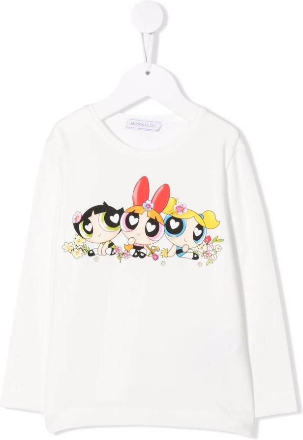 Monnalisa T-shirt met print Beige